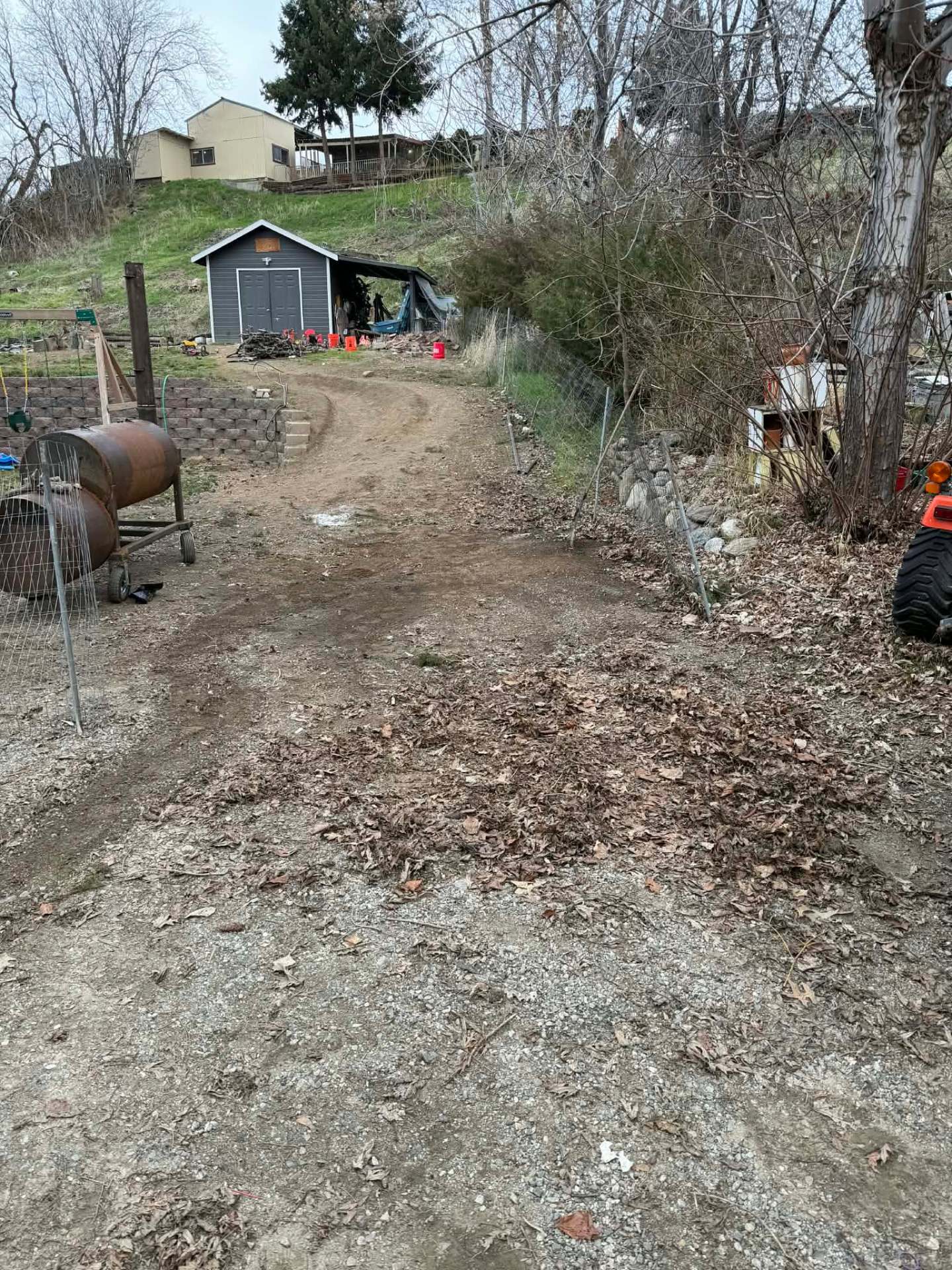 After photo, Driveway debris removal and light hauling in East Wenatchee, WA