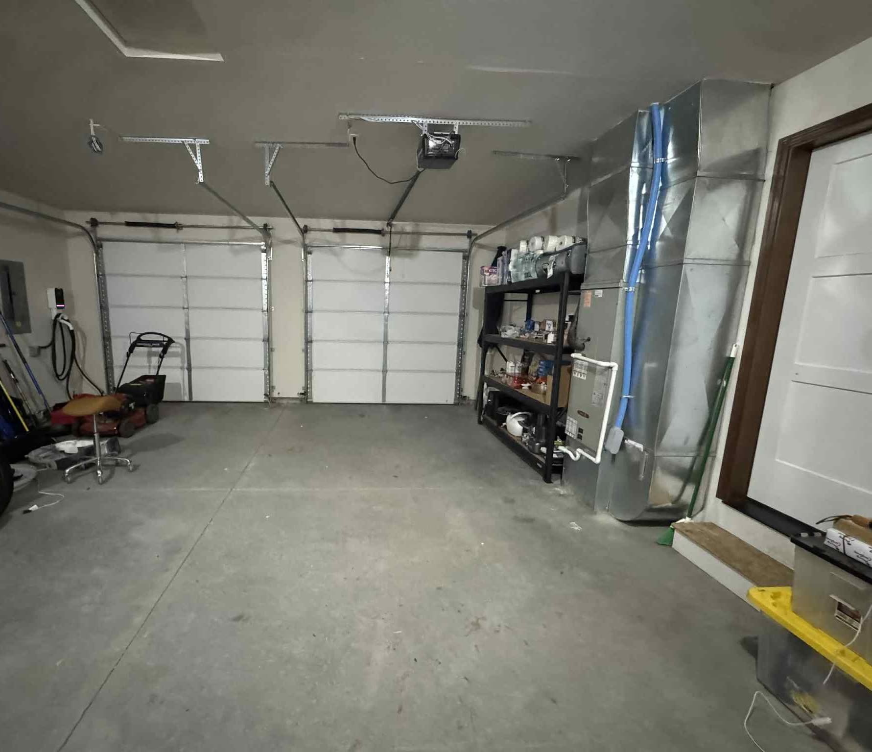 After photo, Garage floor cleared and shelves organized in East Wenatchee, WA